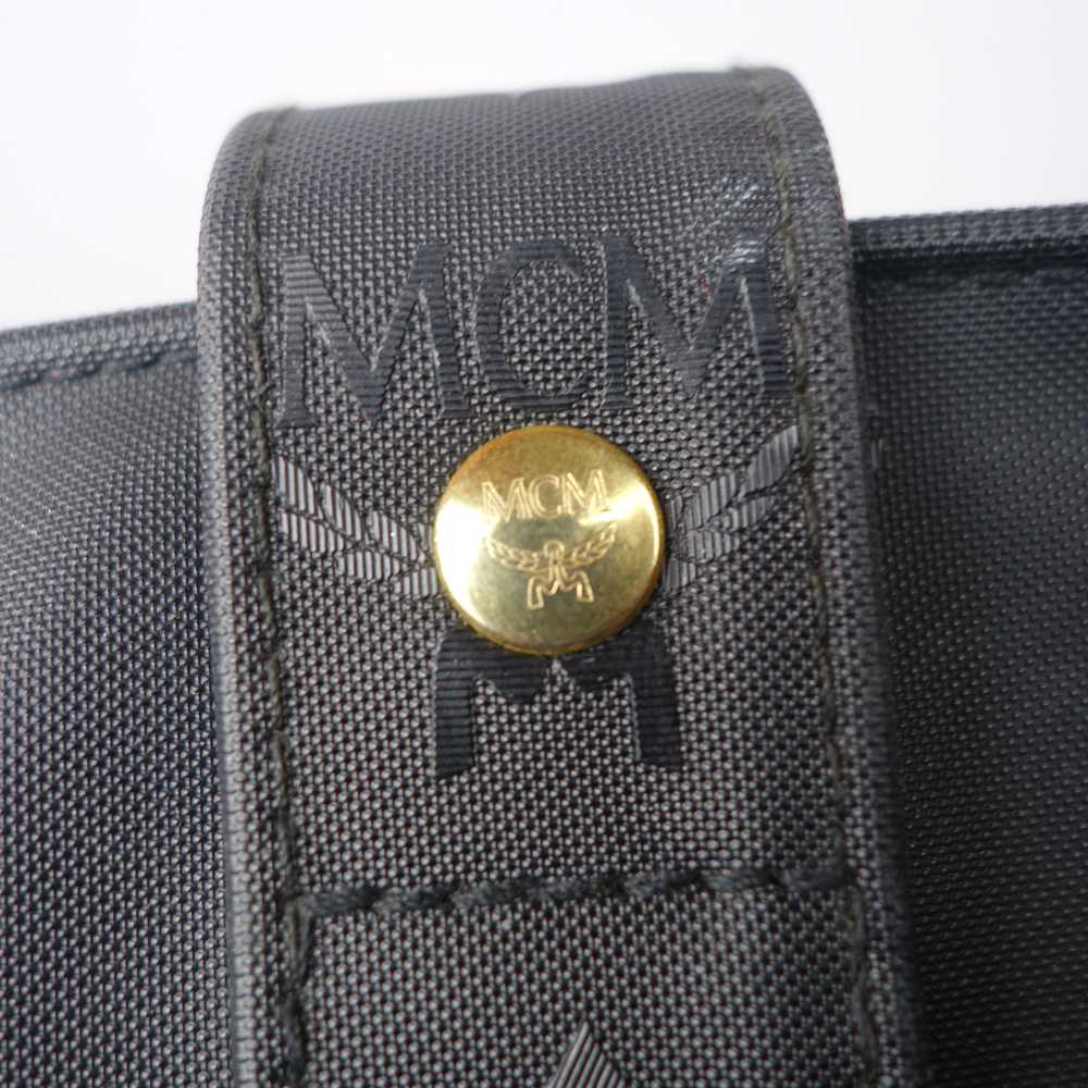 MCM - Vintage MCM visetos monogram black nylon sh… - image 9