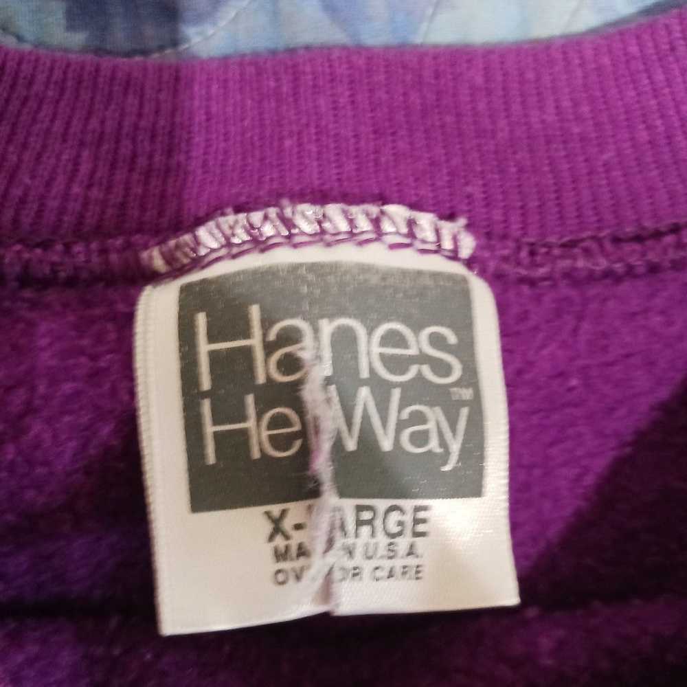 Purple 90s Women's guess?? momma bear sweatshirt - image 3