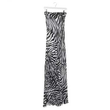 Alexandra Miro Black/White Zebra Print Slit Maxi Dress Size XS