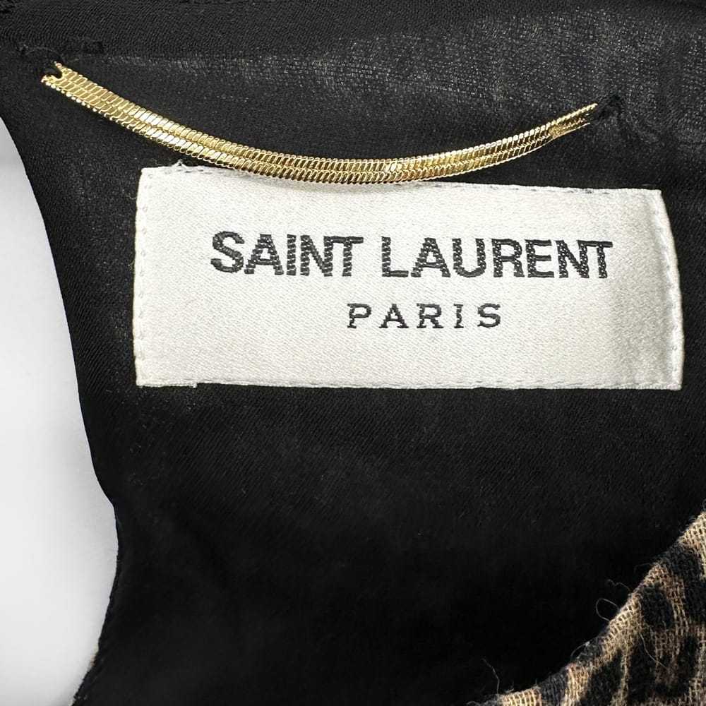 Saint Laurent Wool mini dress - image 4