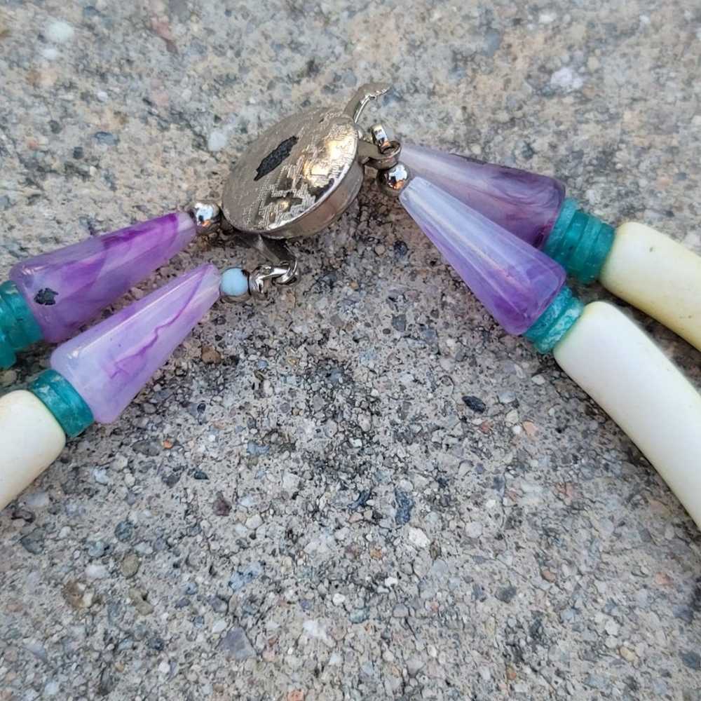 Vtg Handmade Custom Choker Necklace - image 6