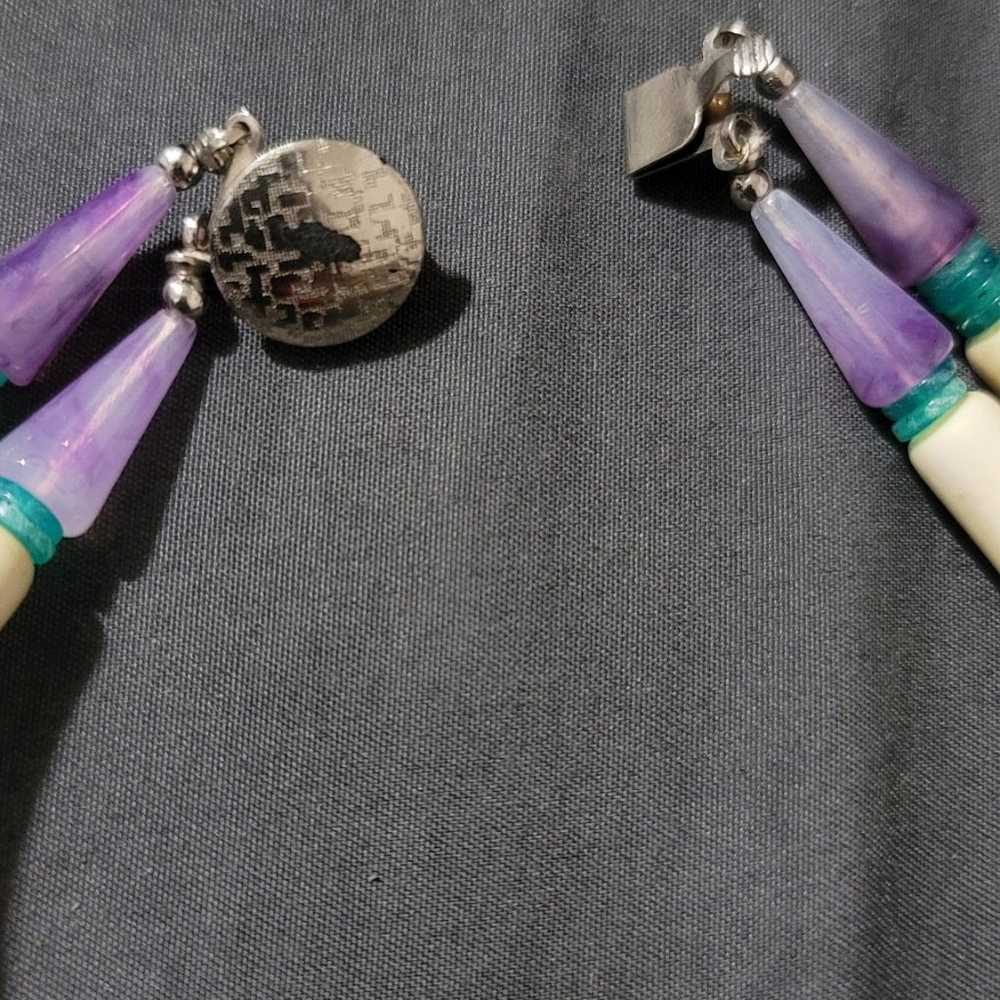 Vtg Handmade Custom Choker Necklace - image 8