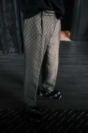 Supreme Pleated Wool Blend Trousers
