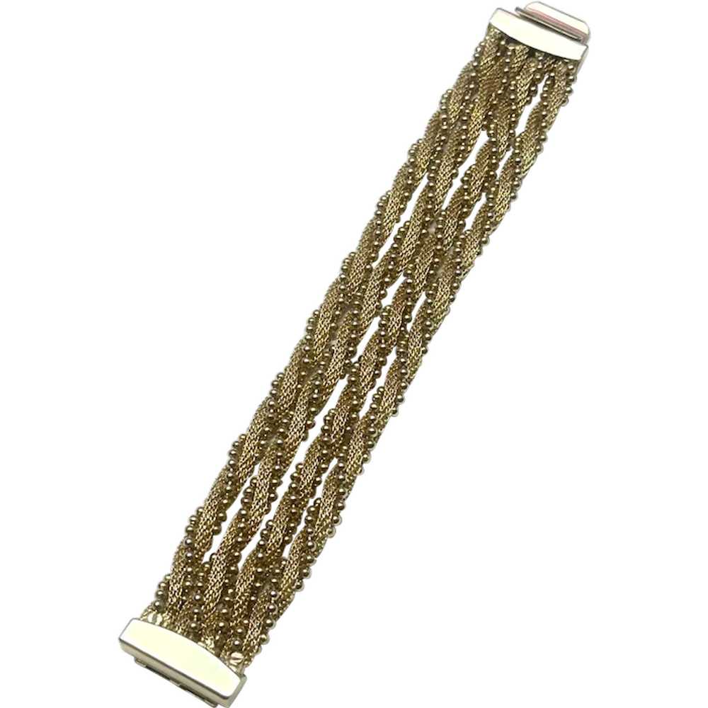 Vintage Kramer Gold Chain Bracelet - image 1