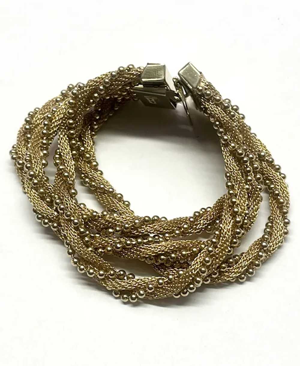 Vintage Kramer Gold Chain Bracelet - image 2