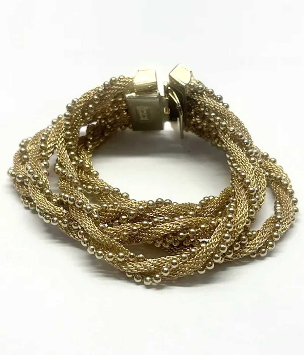 Vintage Kramer Gold Chain Bracelet - image 3
