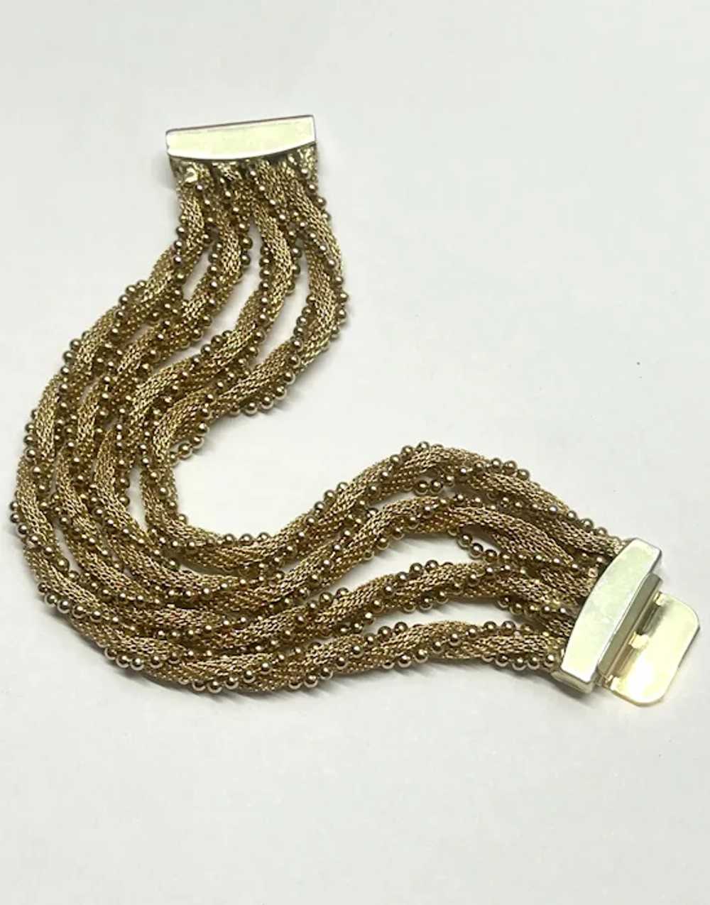 Vintage Kramer Gold Chain Bracelet - image 6