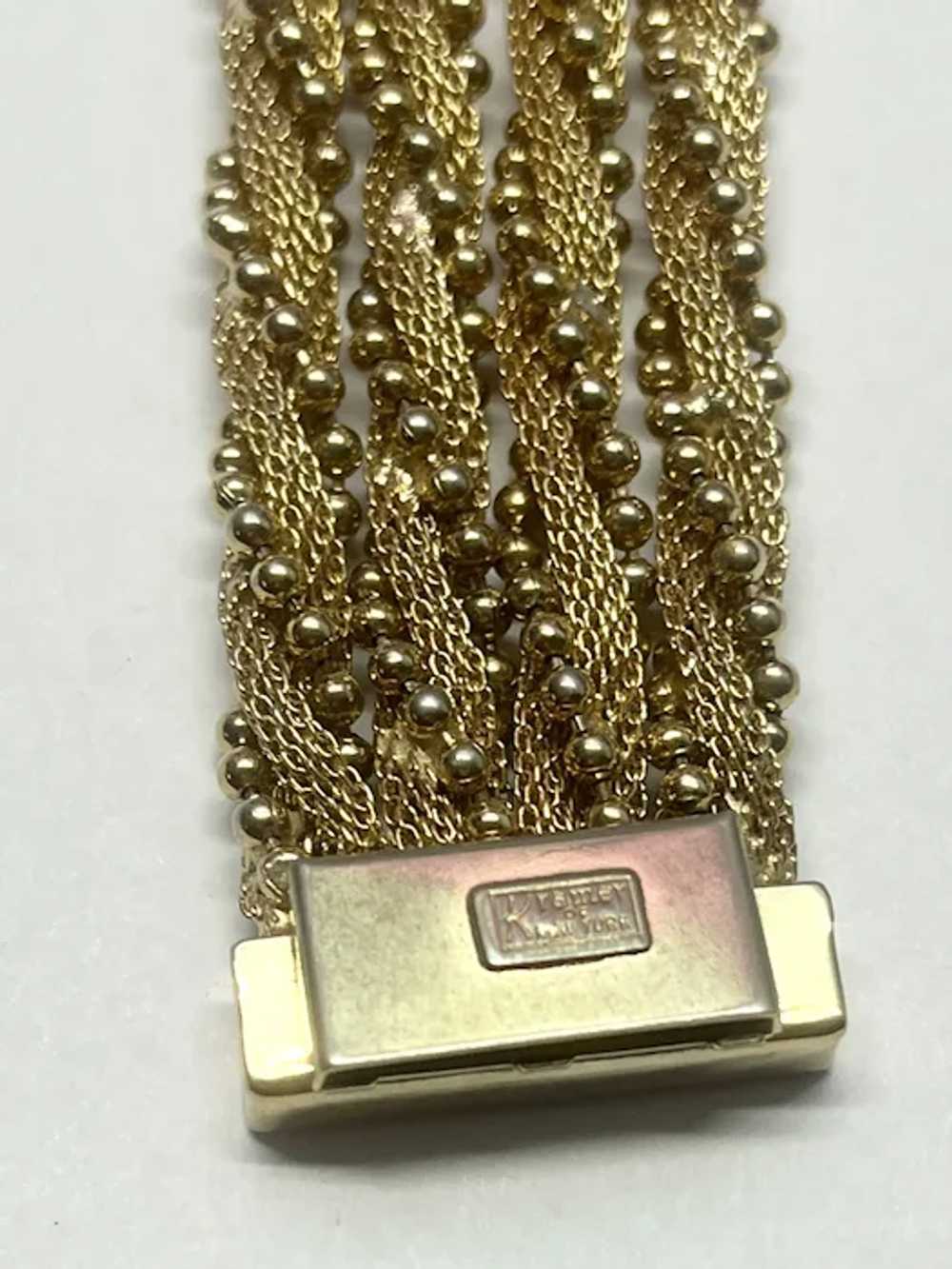 Vintage Kramer Gold Chain Bracelet - image 7