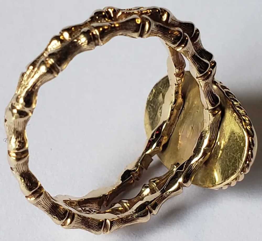 Lovely 14K Gold Vintage Opal Ring - image 8