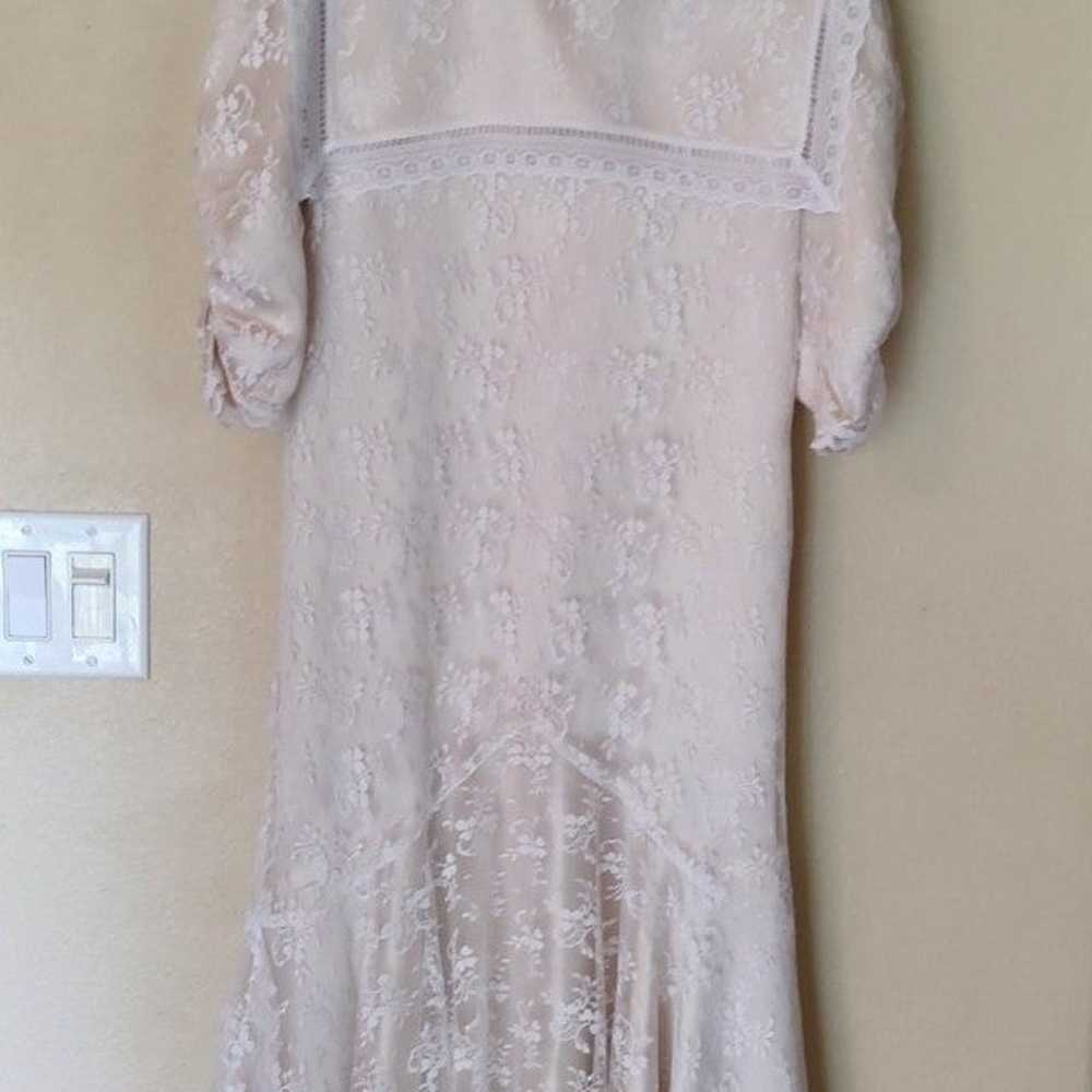 Gunne Sax  White Lace Prairie Dress Vintage size 5 - image 1