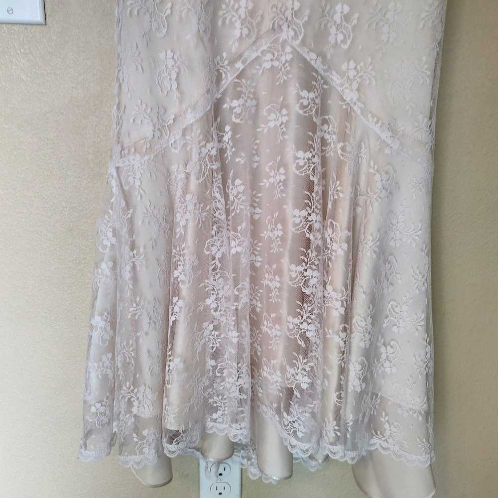 Gunne Sax  White Lace Prairie Dress Vintage size 5 - image 3