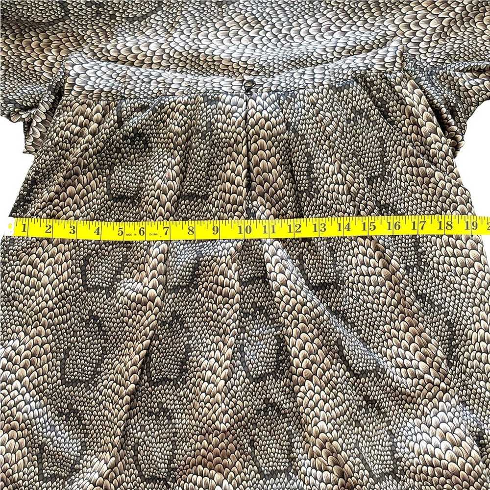 Ronnie Heller Vintage 80s Women’s Silk Midi Dress… - image 11