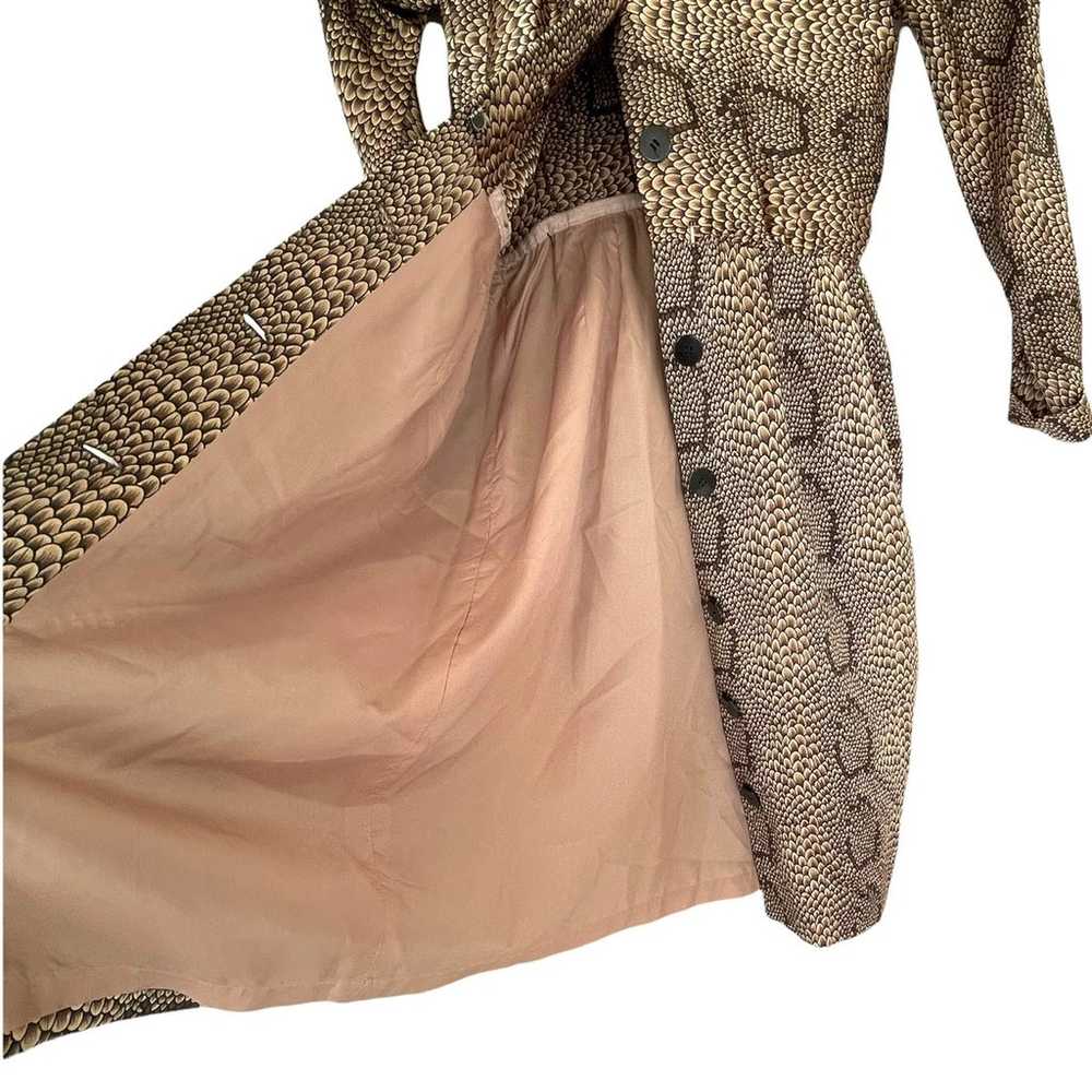 Ronnie Heller Vintage 80s Women’s Silk Midi Dress… - image 6