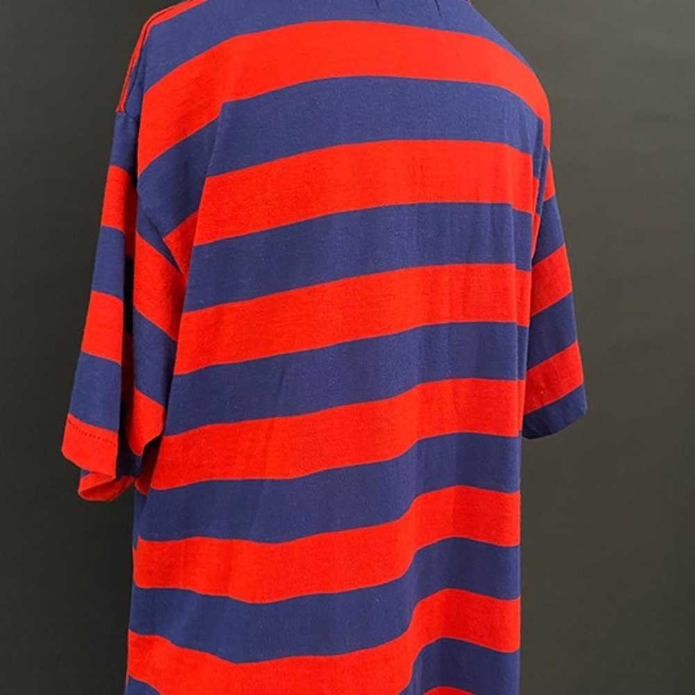 80s Diplomat Striped Sleep/Lounge T-Shirt Dress - image 10