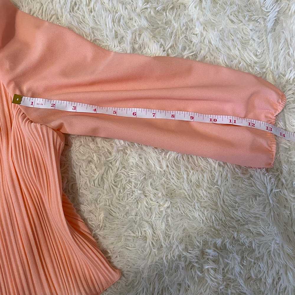 Ms Classic Peach Vintage Dress Size 14 - image 4