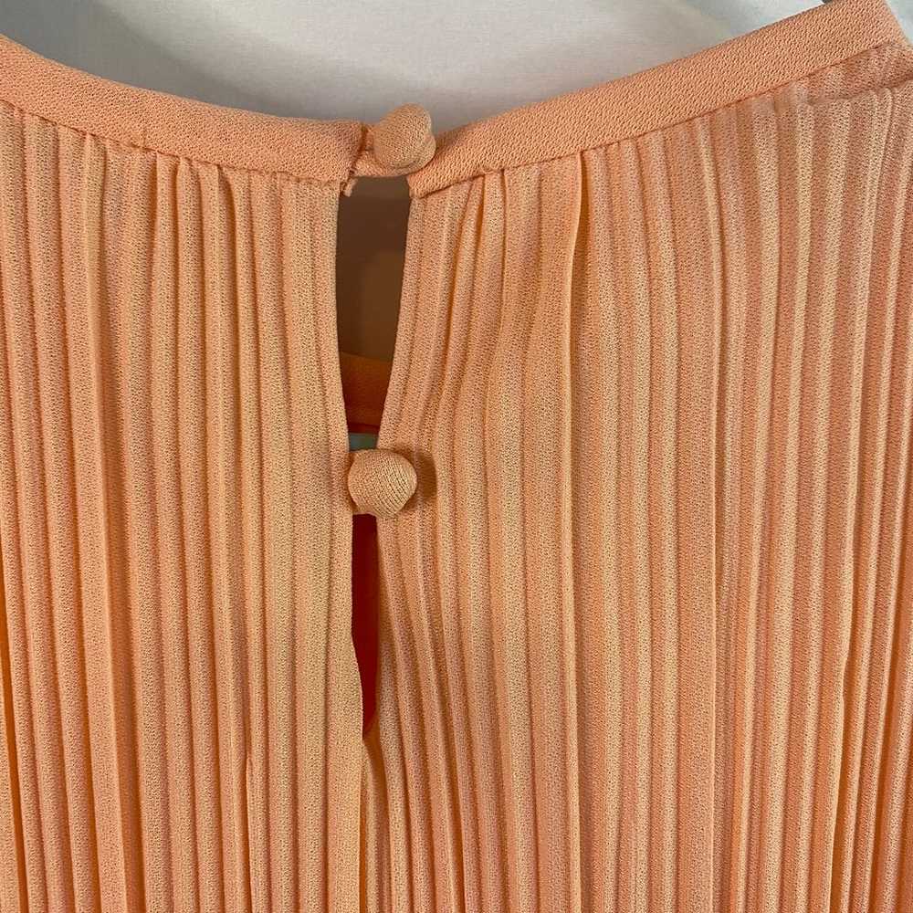 Ms Classic Peach Vintage Dress Size 14 - image 8