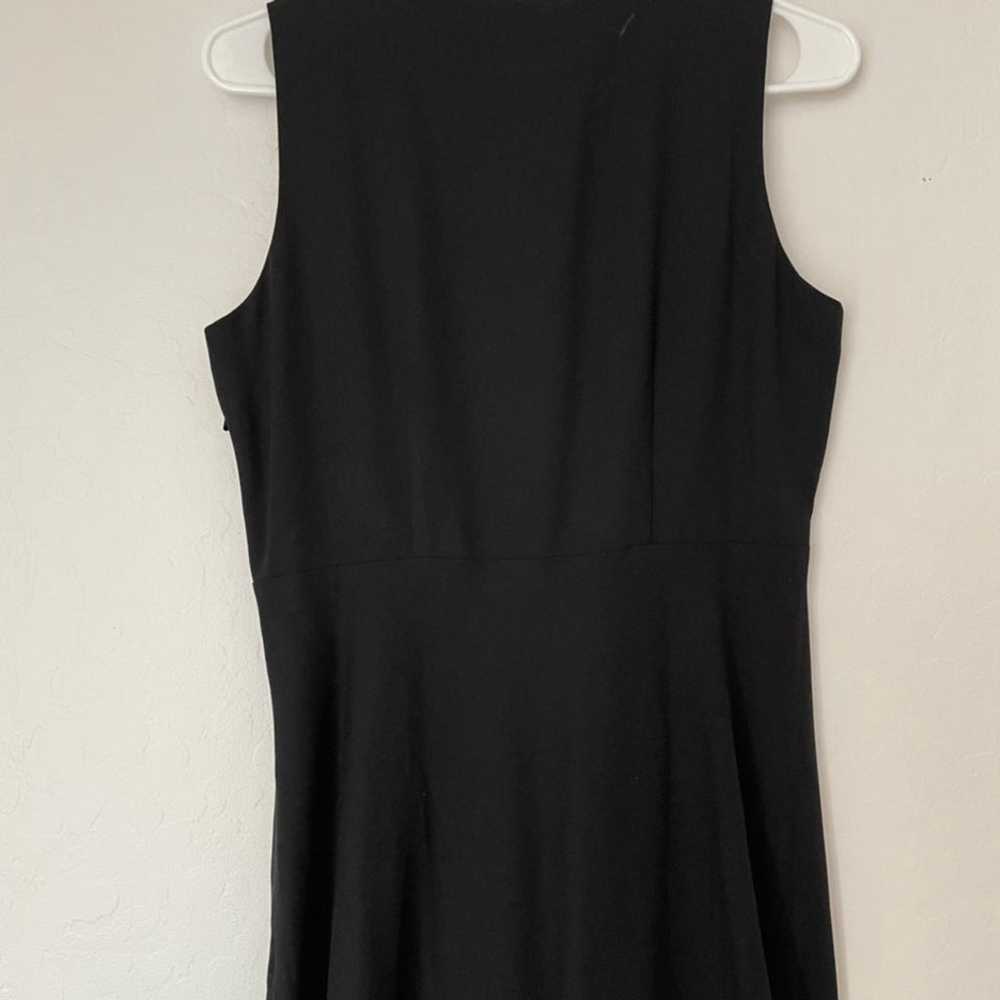 Carole Little Vintage Long Black Dress Size 8 - image 6