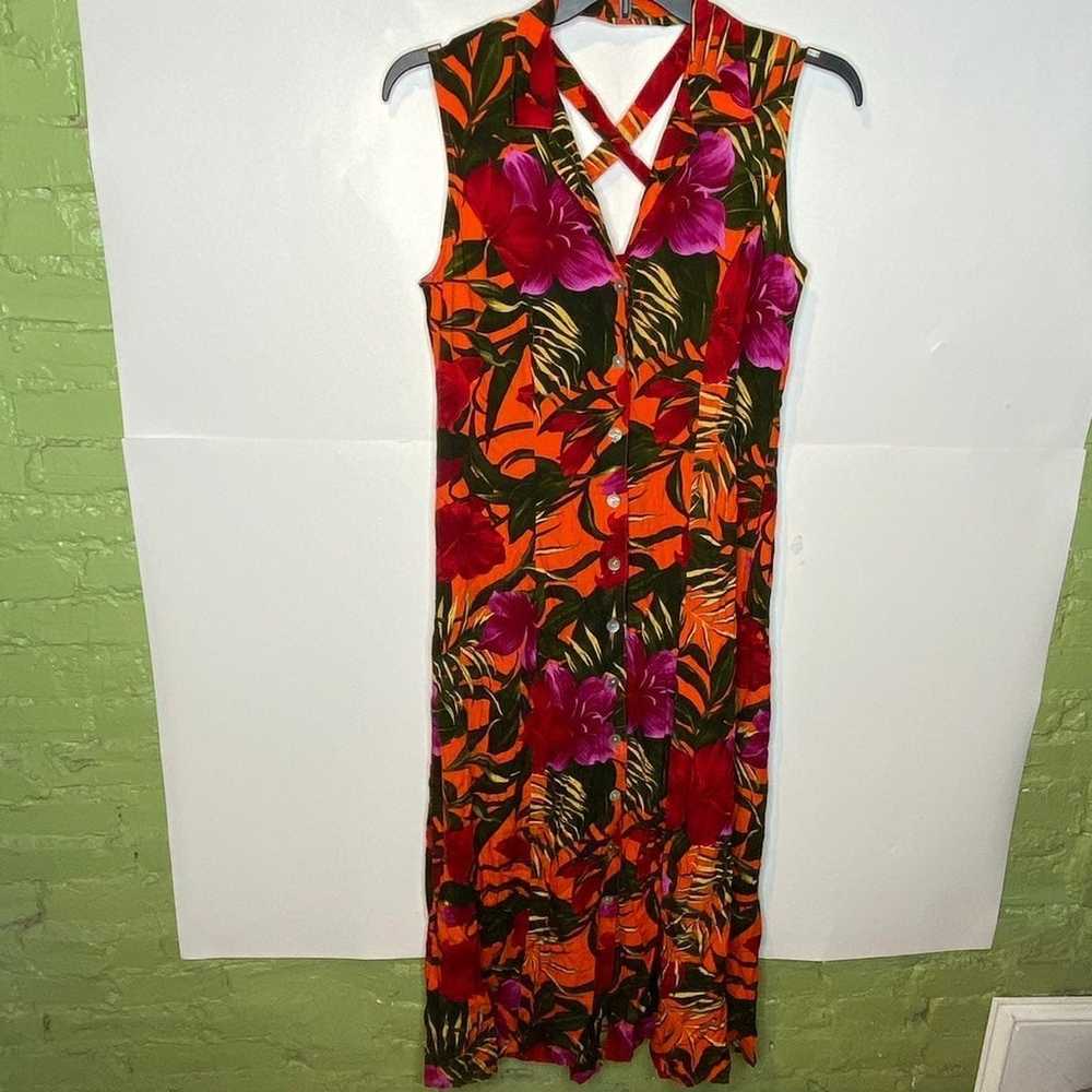 Vintage 90s California Crush boho floral - image 2