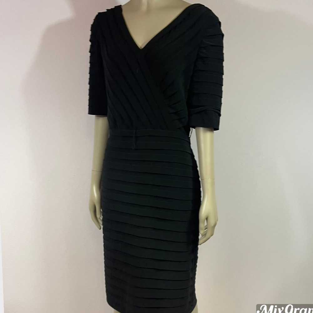 Black Adrianna Papell Midi Dress - image 2