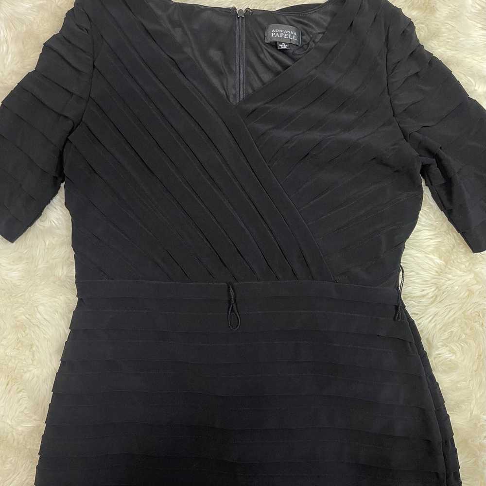 Black Adrianna Papell Midi Dress - image 5