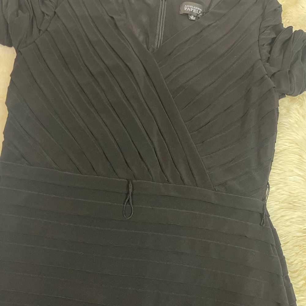 Black Adrianna Papell Midi Dress - image 7