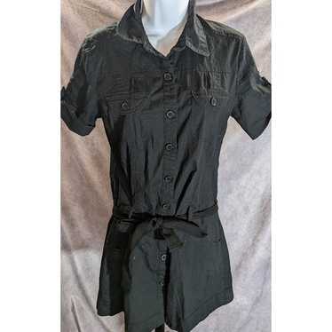Max Rave 90s Gothic Button Down Dress