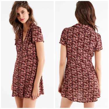 Urban Outfitters UO Mallory Button-Down Mini Shor… - image 1