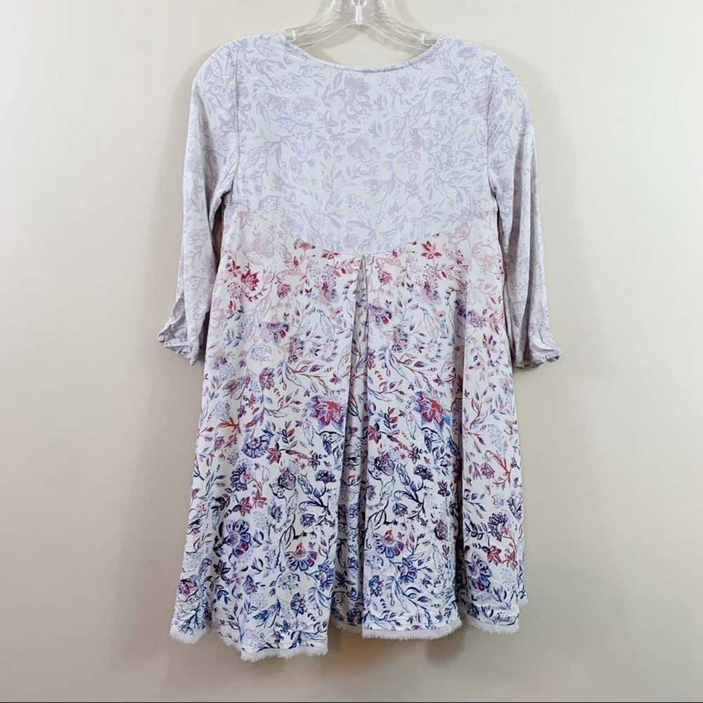 Urban Outfitters Ecote Gray Floral Baby Doll Dress - image 6