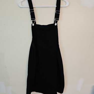 Black corduroy Overall Dress small - image 1