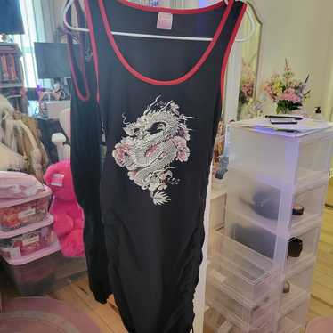 90s Chinese Inspired Dress - image 1