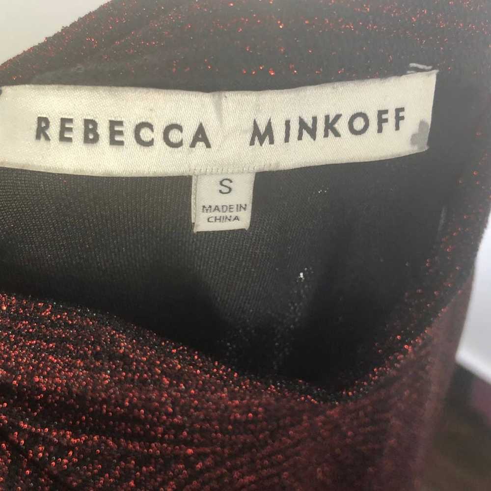Rebecca Minkoff Size Small Phoebe Red and Black M… - image 6