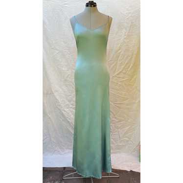 Teal Soft Silk Maxi Slip Dress (Originally $298)