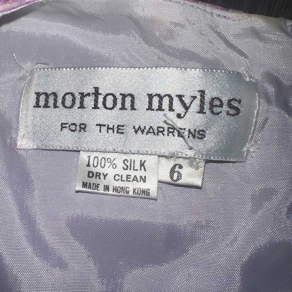 vtg 90s dress Morton Myles for the Warrens size 6… - image 4