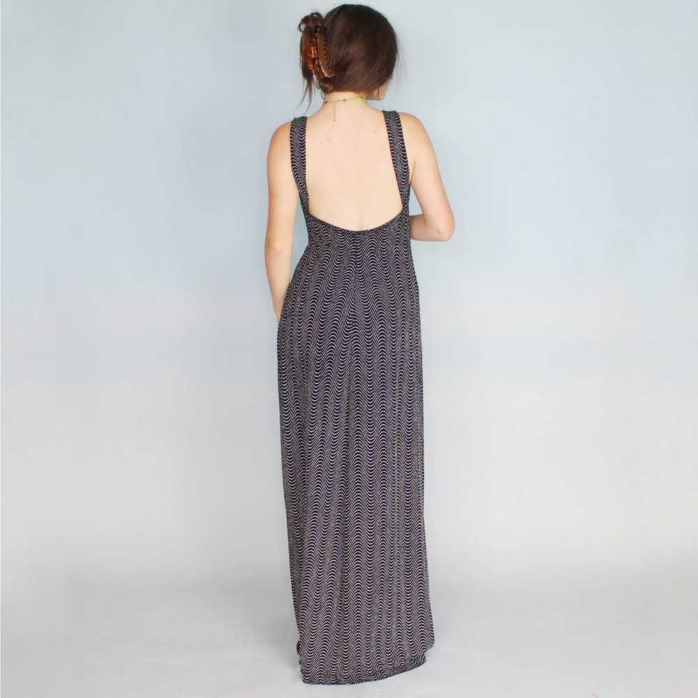 Vintage 90s Glitter Maxi Dress from Ronni Nicole … - image 2