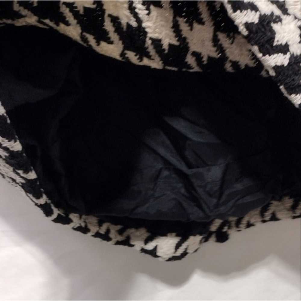 Cynthia Howie Tweed Silk Dress Women's 10 Black W… - image 4