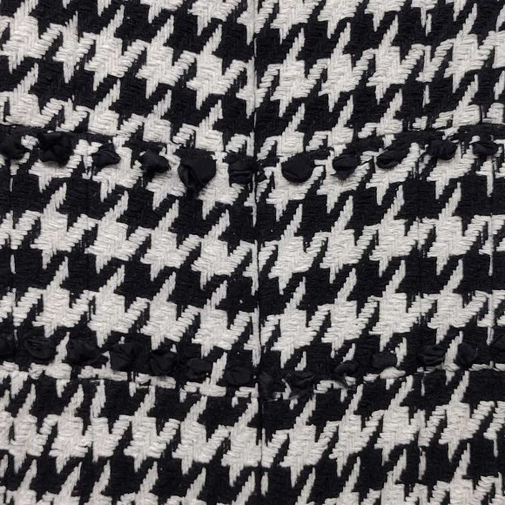 Cynthia Howie Tweed Silk Dress Women's 10 Black W… - image 7