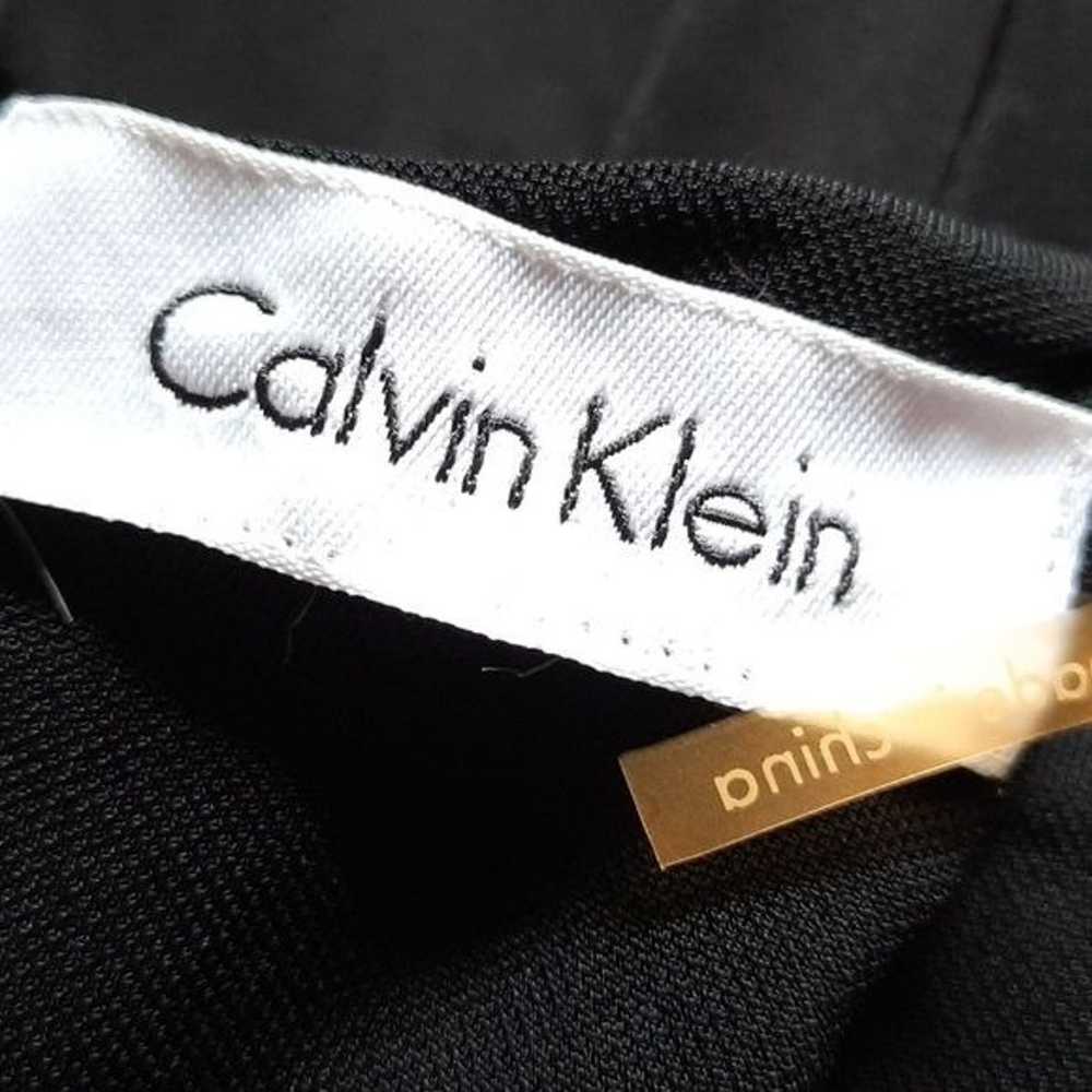 Calvin Klein Black Sleeveless Pleated Gold Decora… - image 3