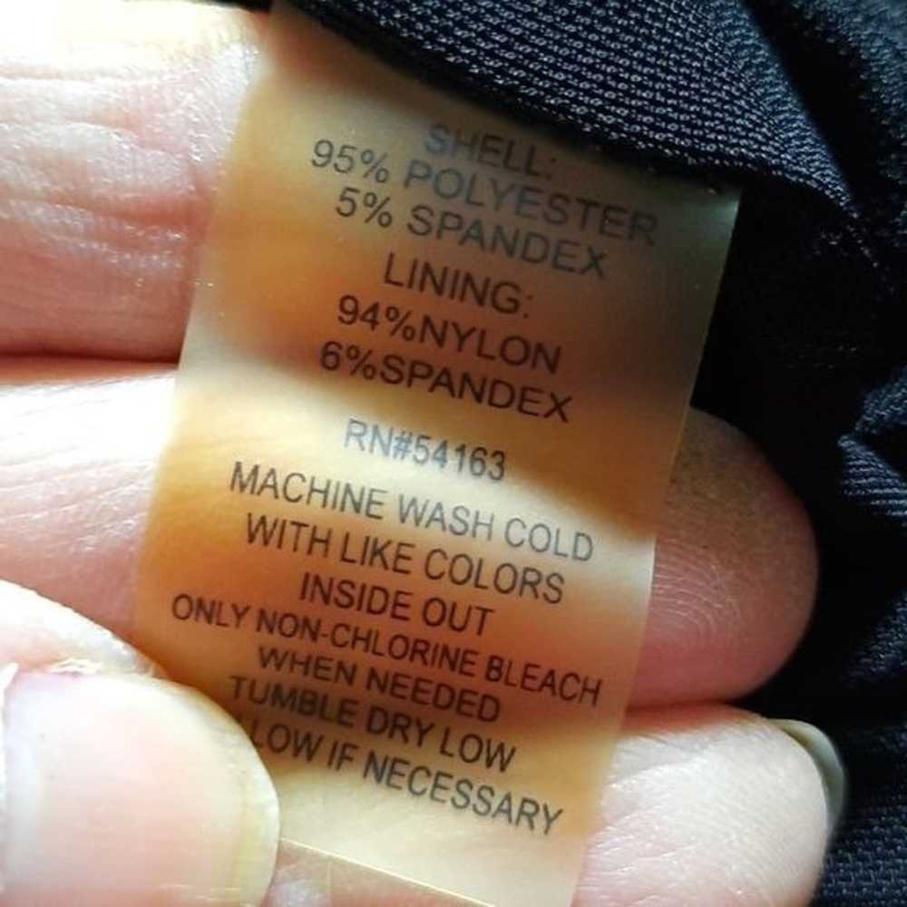 Calvin Klein Black Sleeveless Pleated Gold Decora… - image 4