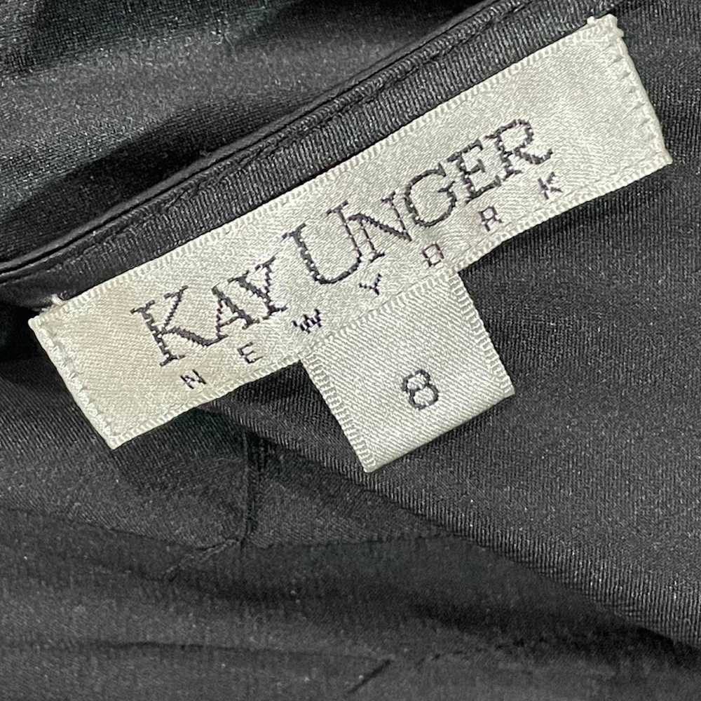 Kay Unger New York Vintage Slip Dress - Black - 8 - image 8