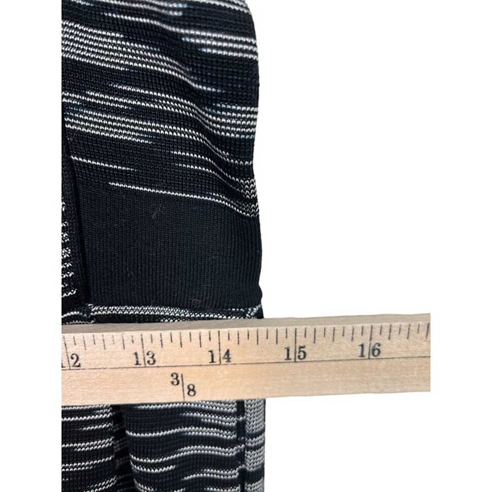 M Missoni Black grey Knitted A line dress sz 8 - image 4