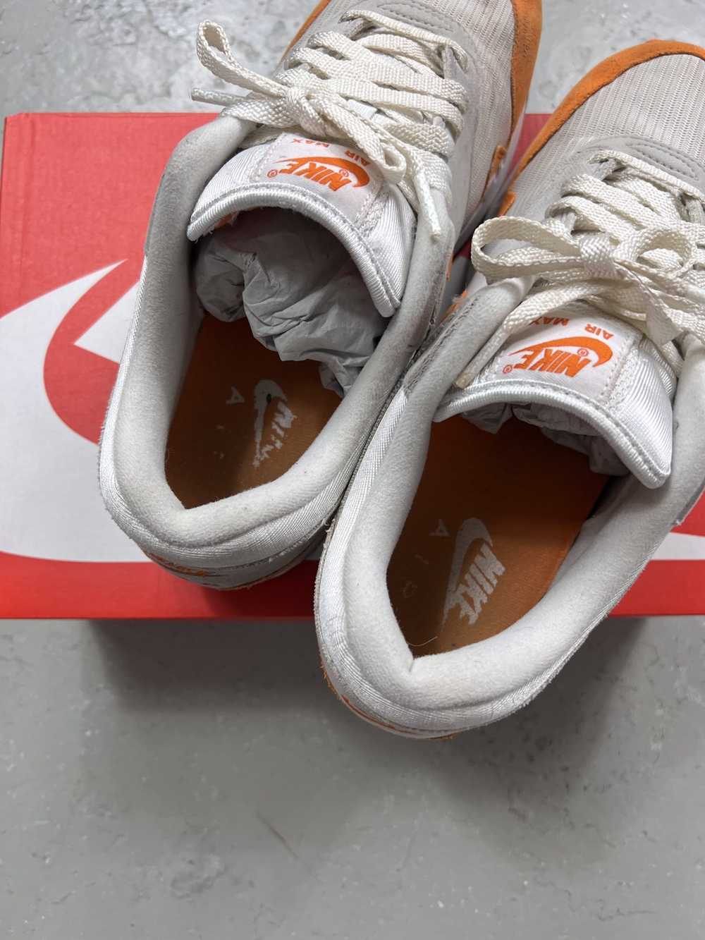 Nike Nike Air Max 1 White Magma Orange Size 10.5 … - image 5