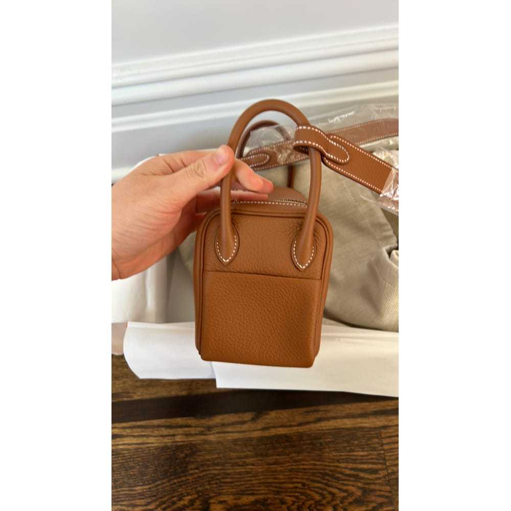 Hermès Lindy leather handbag - image 4