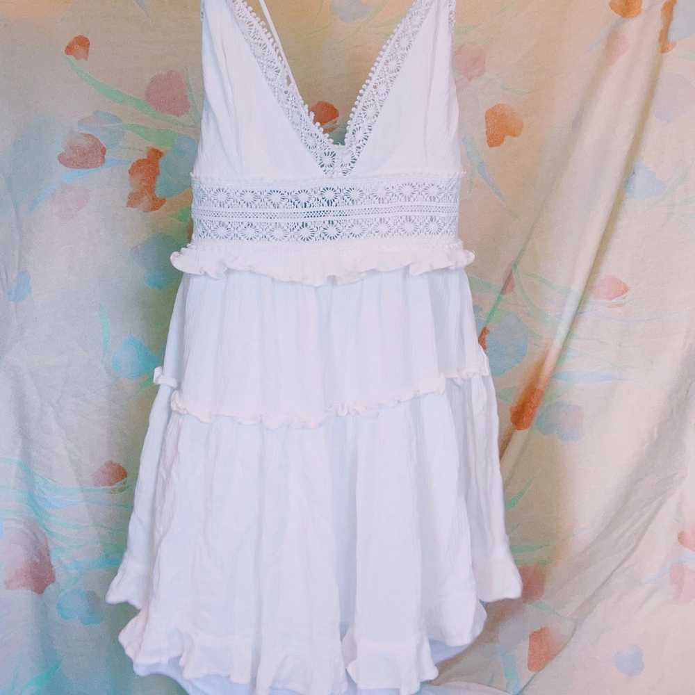 White fairycore babydoll Dress - image 3