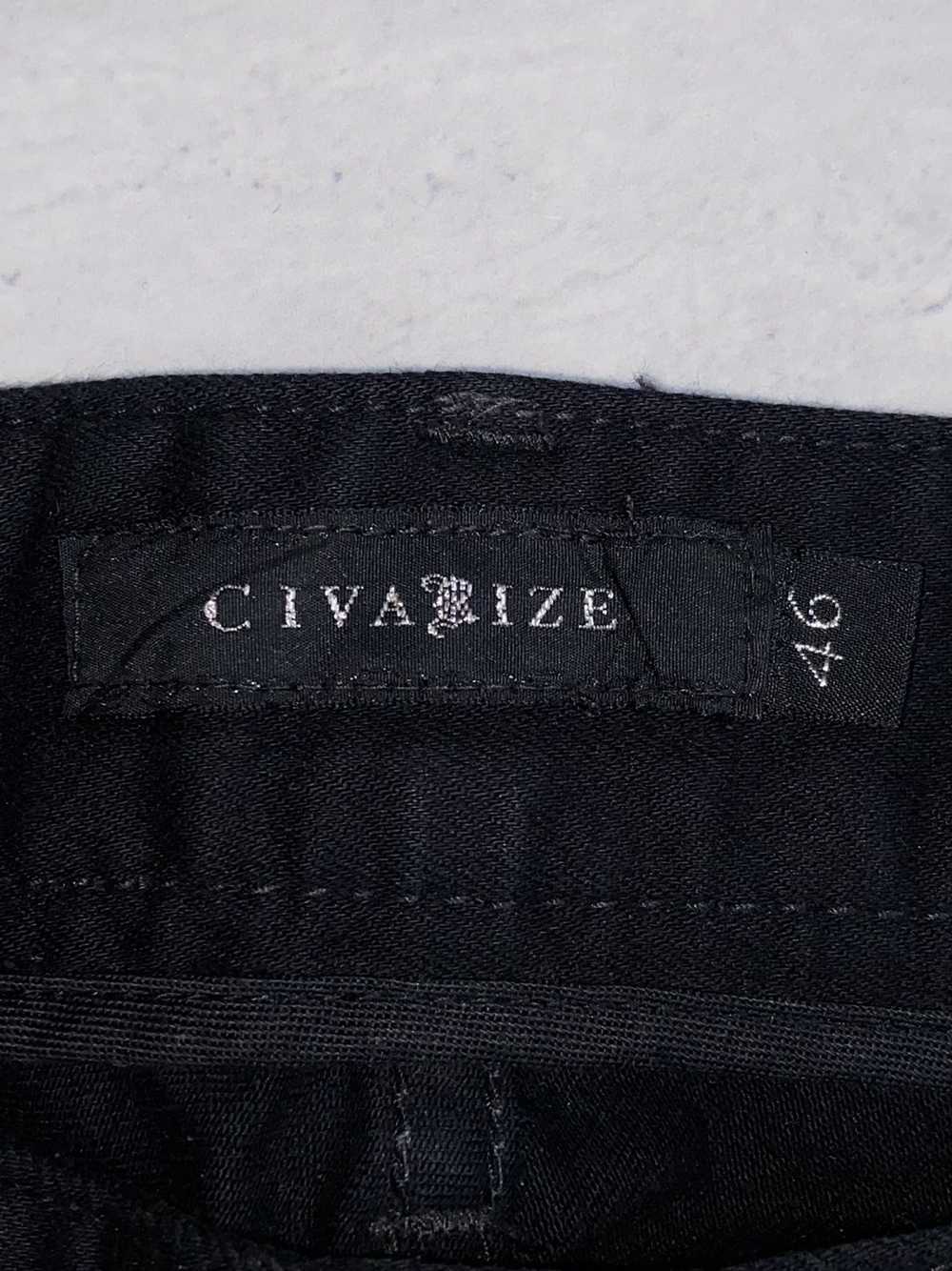 Civarize CIVARIZE Black Pants Zipper Patterned - image 12