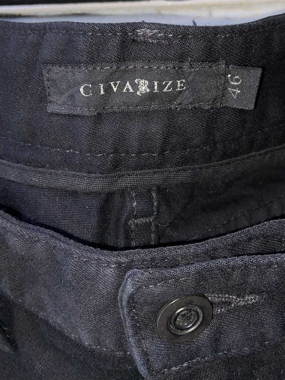 Civarize CIVARIZE Black Pants Zipper Patterned - image 4