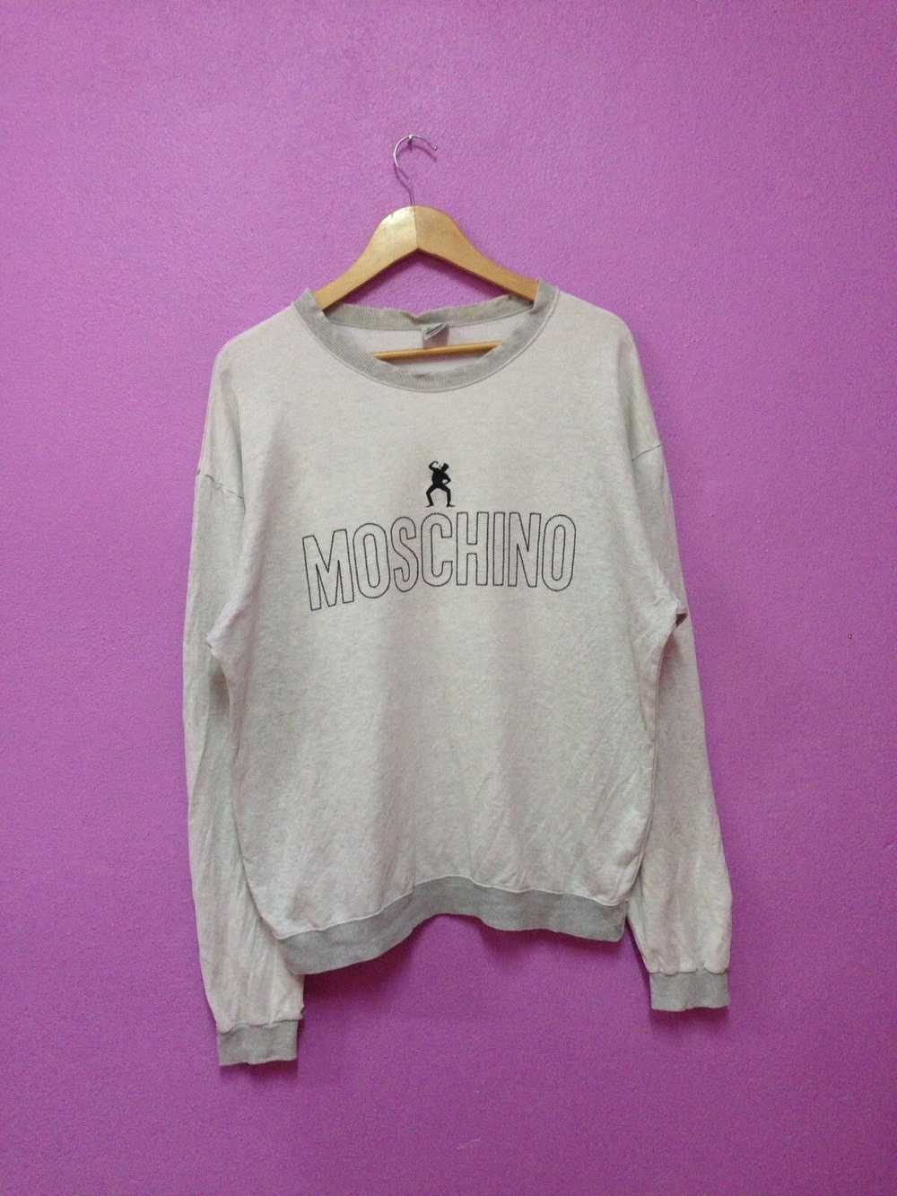 Moschino Vintage 90's Moschino Underwear Sweatshi… - image 1