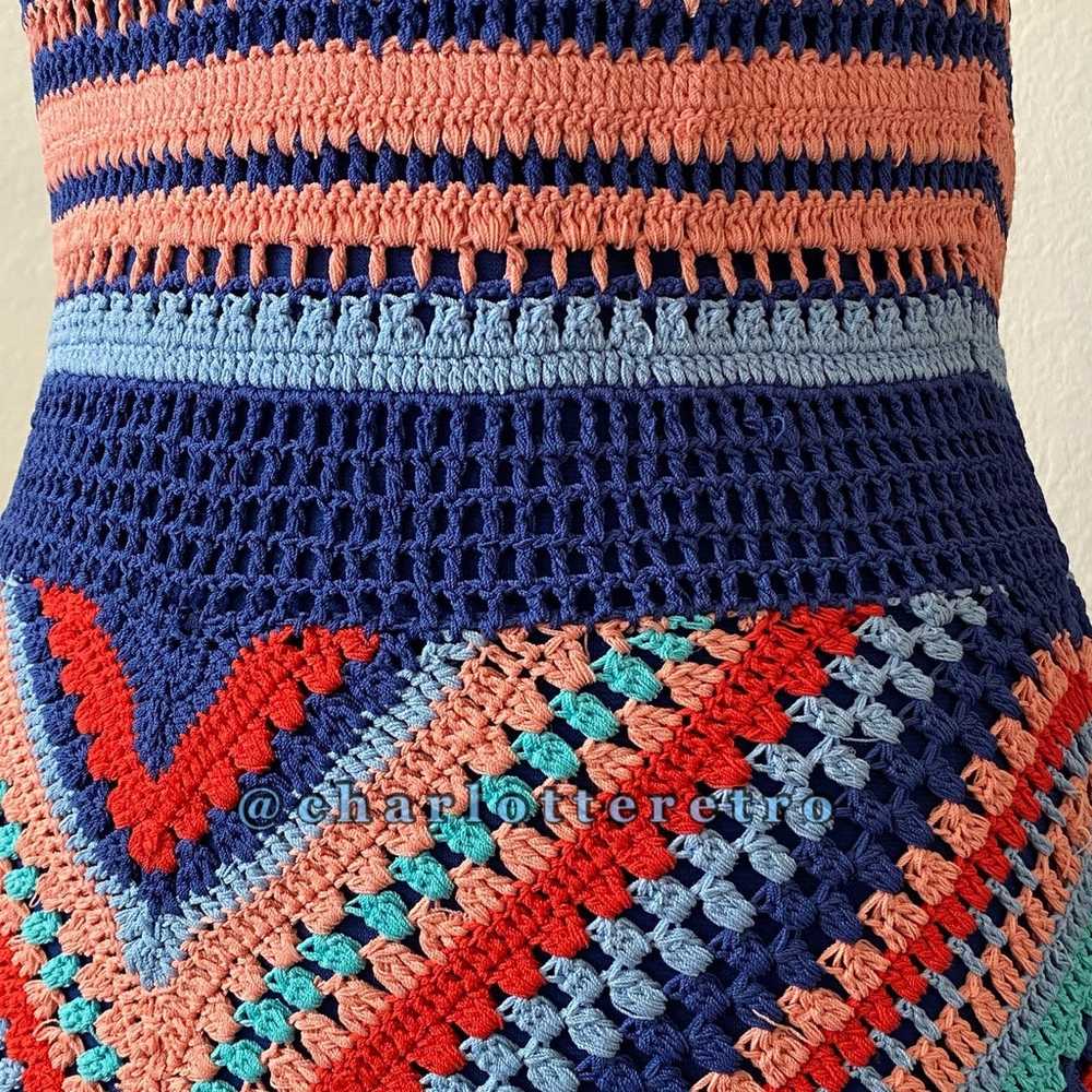 NWOT $458 Parker Crochet Knit Dress - image 3