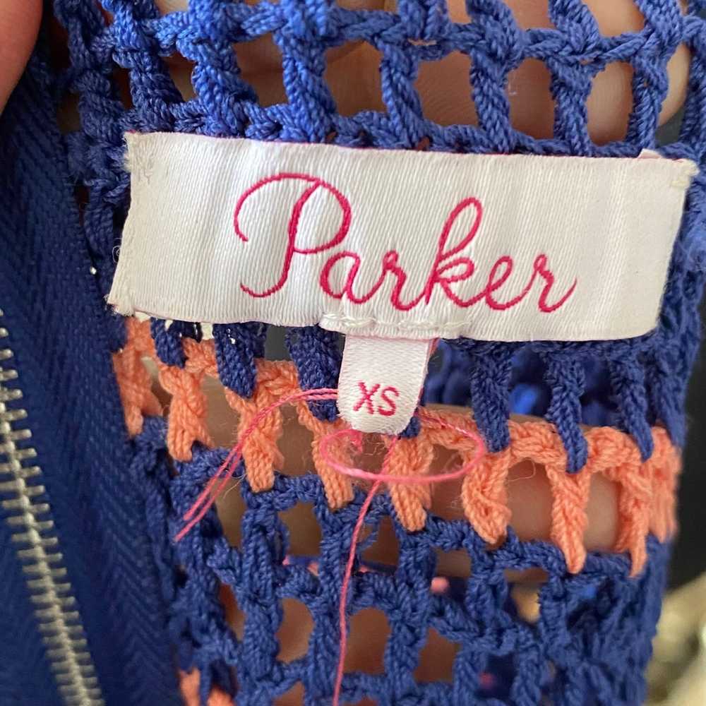 NWOT $458 Parker Crochet Knit Dress - image 6