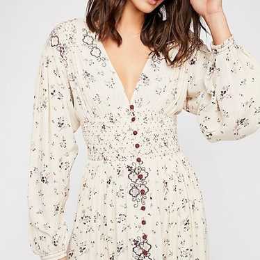 Free People Wildflowers Embroidered Maxi