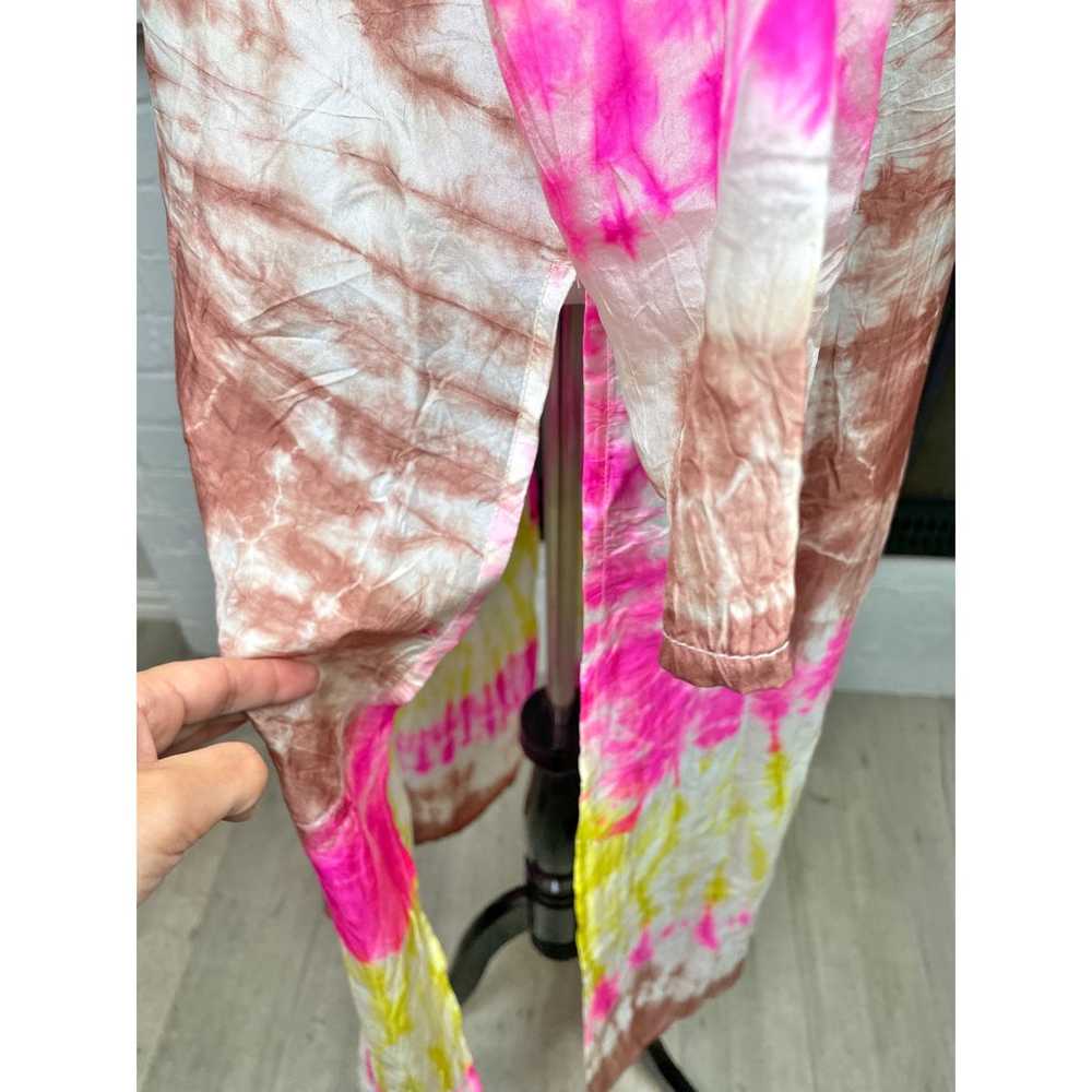 Juliet Dunn London Silk Tie Dye Kaftan - image 7